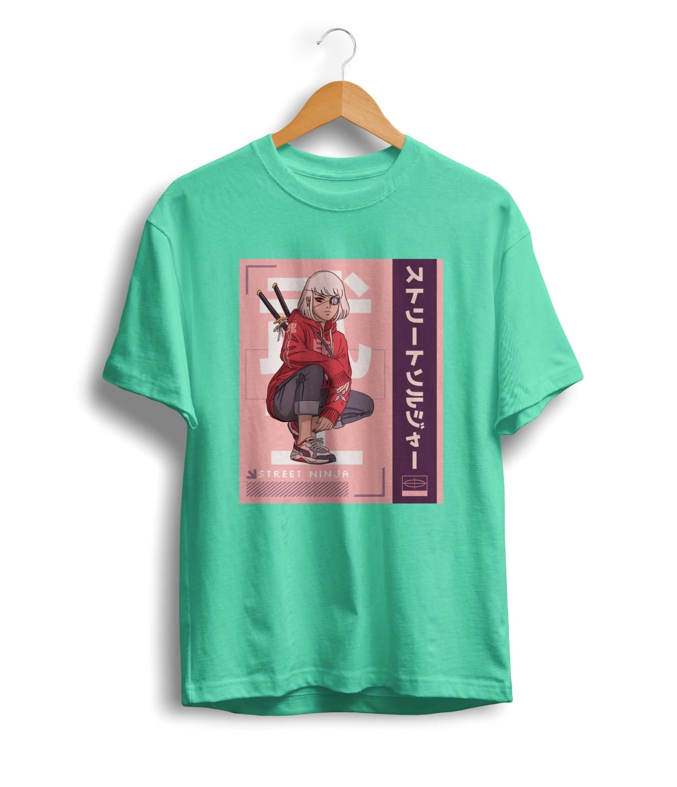 Japanese Fighting Girl T Shirt