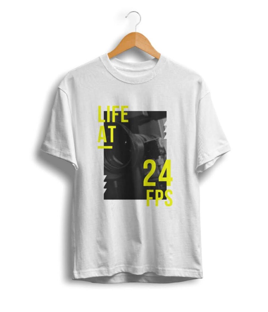 U/P Unisex Camera 24 fps tshirt