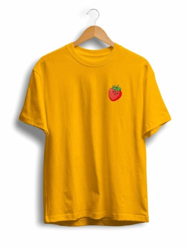 strawberry golden yellow t shirt
