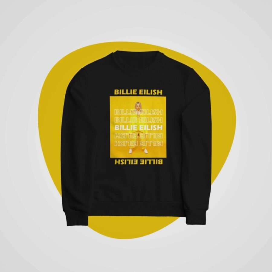 U/P Unisex Billie Eilish Crewneck Hoodie