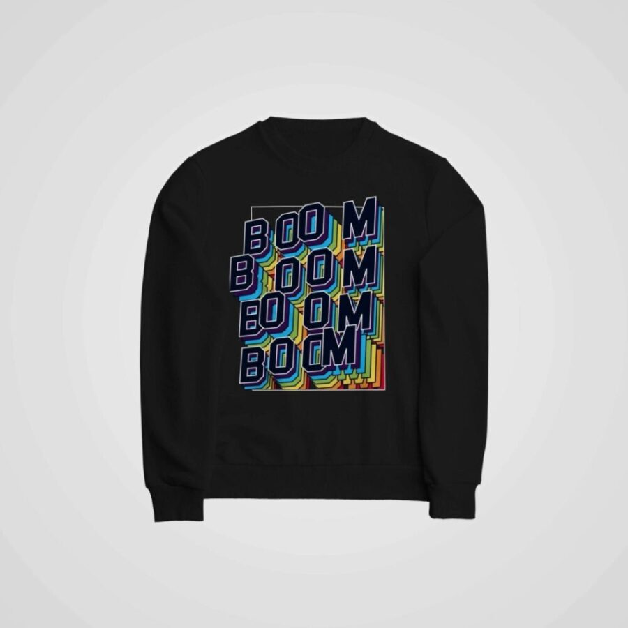 U/P Boom Boom Unisex Crew Neck Hoodie