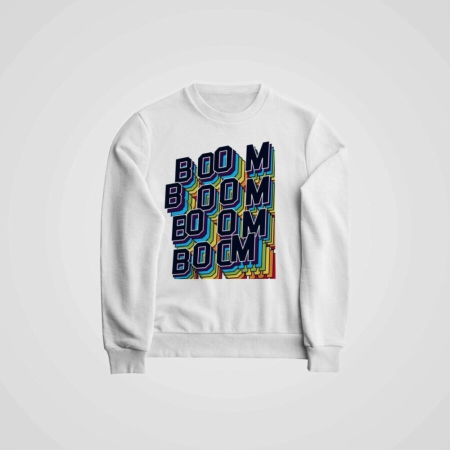 U/P Boom Boom Unisex Crew Neck Hoodie
