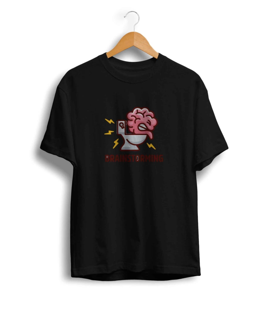 U/P Brainstroming Poop Unisex Tshirt