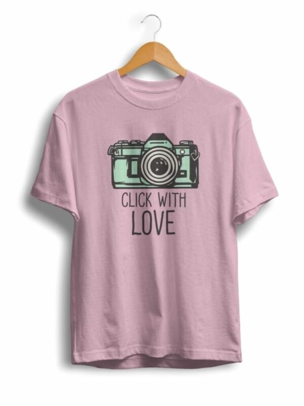 Click With Love Camera T Shirt