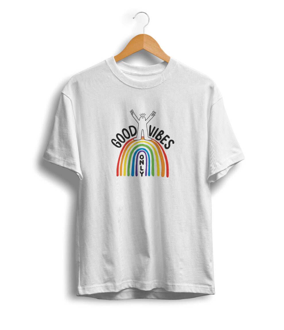 Good Vibes Cartoon T Shirt 1 Good Vibes Cartoon T Shirt