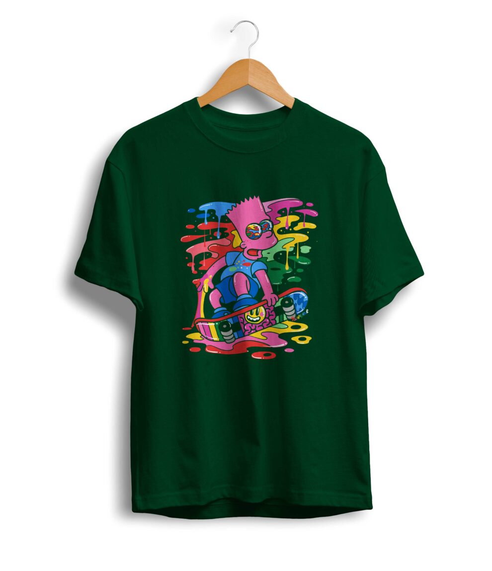 Simpsons Skating T Shirt 1 Simpsons Skating T Shirt