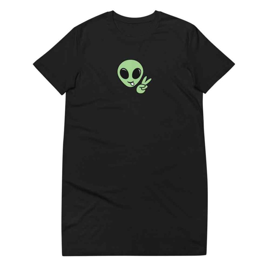 Cute Alien T Shirt Dress