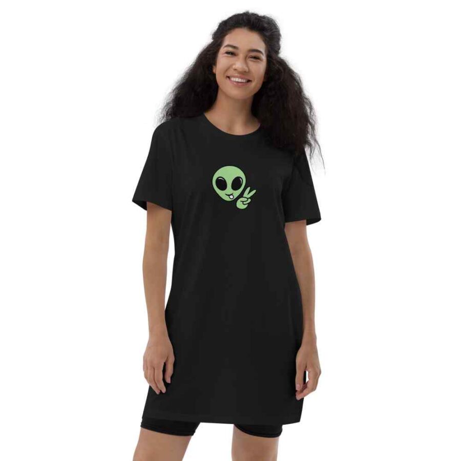 Cute Alien T Shirt Dress