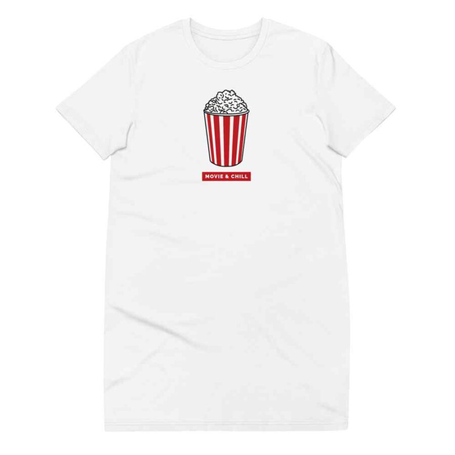 Movie & Chill T Shirt Dress