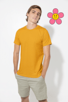 Solid Supima Golden Yellow T Shirt