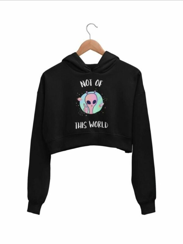 Not of this World Crop Hoodie