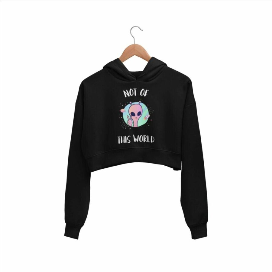 Not of this World Crop Hoodie