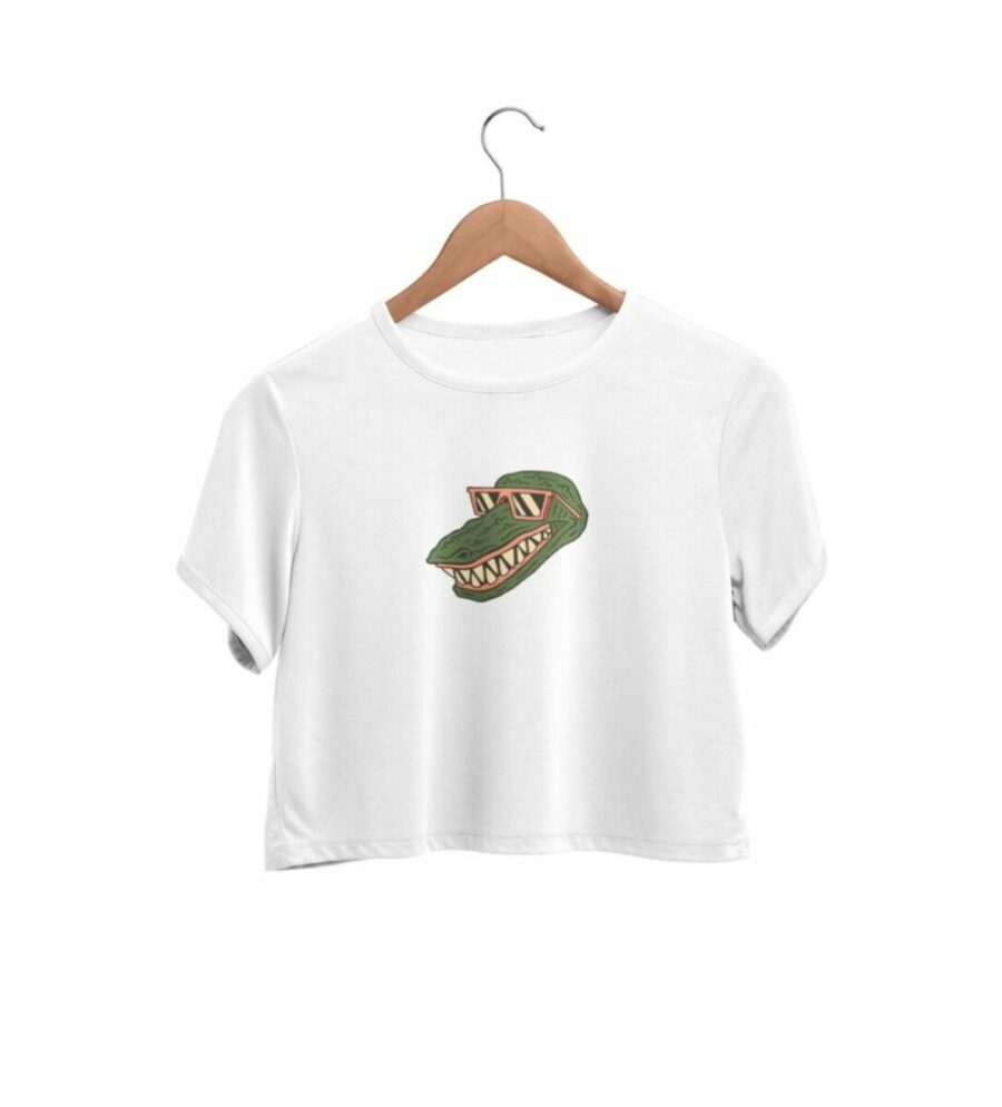 Crocodile Crop Top
