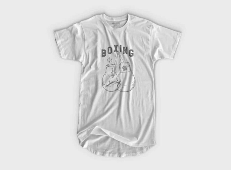 Boxing Long Line T Shirt