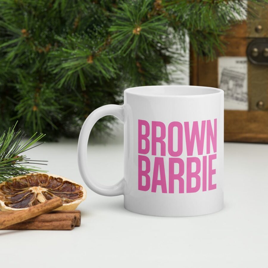 Brown Barbie Coffee Mug