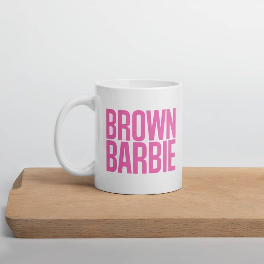 Brown Barbie Coffee Mug