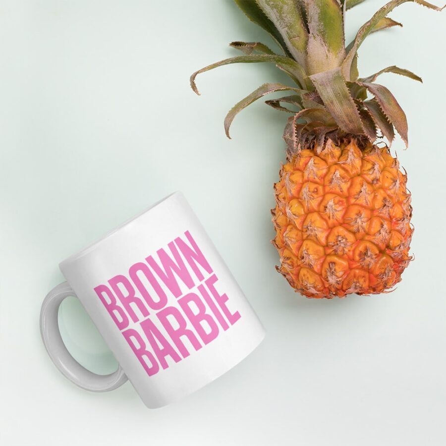 Brown Barbie Coffee Mug