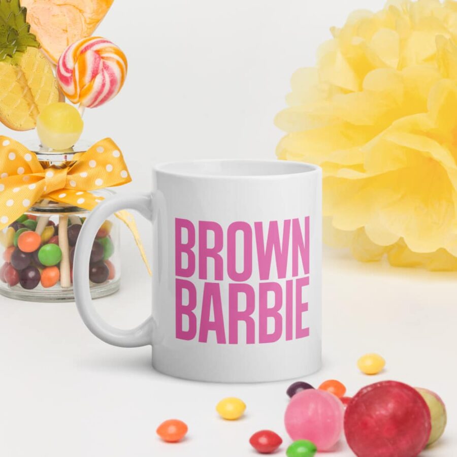 Brown Barbie Coffee Mug