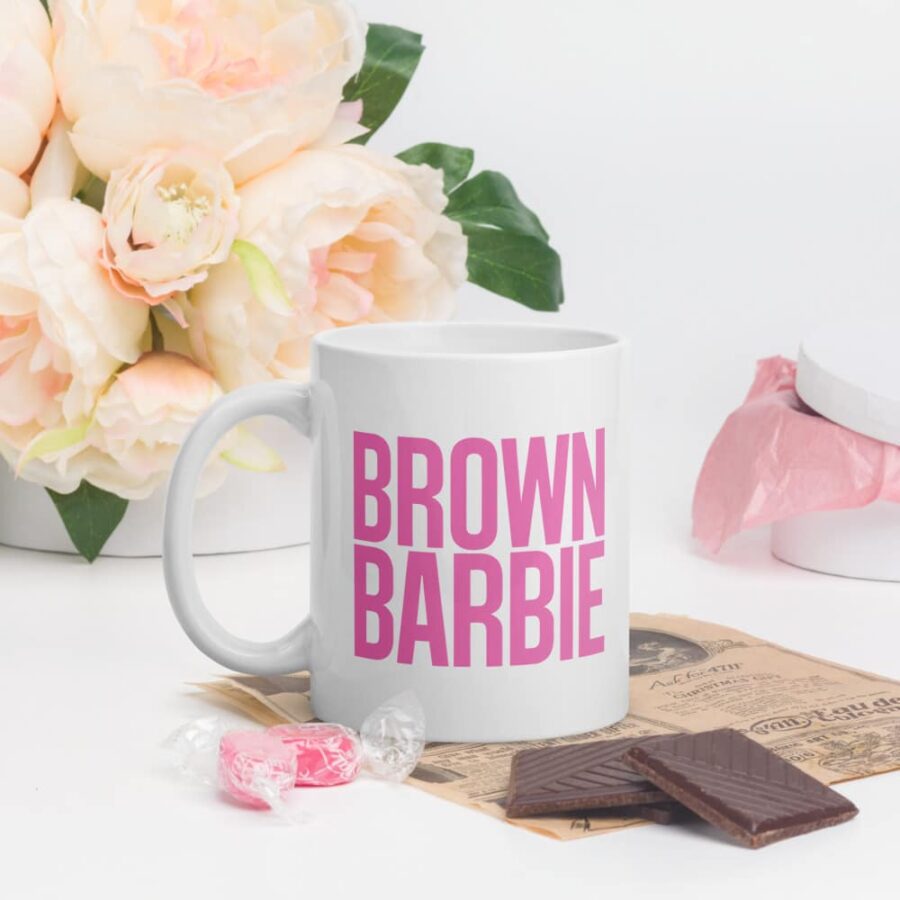 Brown Barbie Coffee Mug