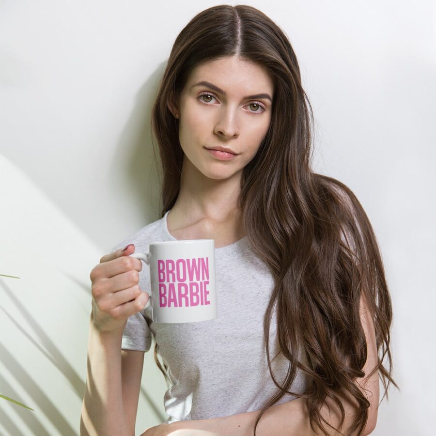 Brown Barbie Coffee Mug