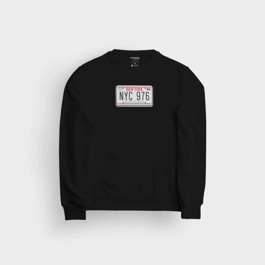 NYC Plate Sweatshirt 1 NYC Plate Sweatshirt