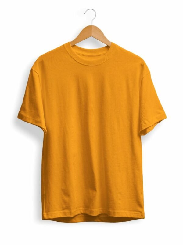 Solid Golden Yellow T Shirt