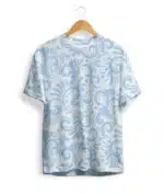 Sky Blue Leafs T-Shirt