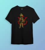 Dragon ball z gold red Oversized T-Shirt