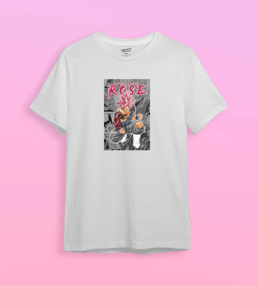 Dragon Ball Z Pink Super Saiyan Oversized T-Shirt