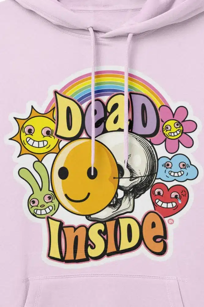 Dead Inside Baby Pink Hoodie 4 Dead Inside Baby Pink Hoodie