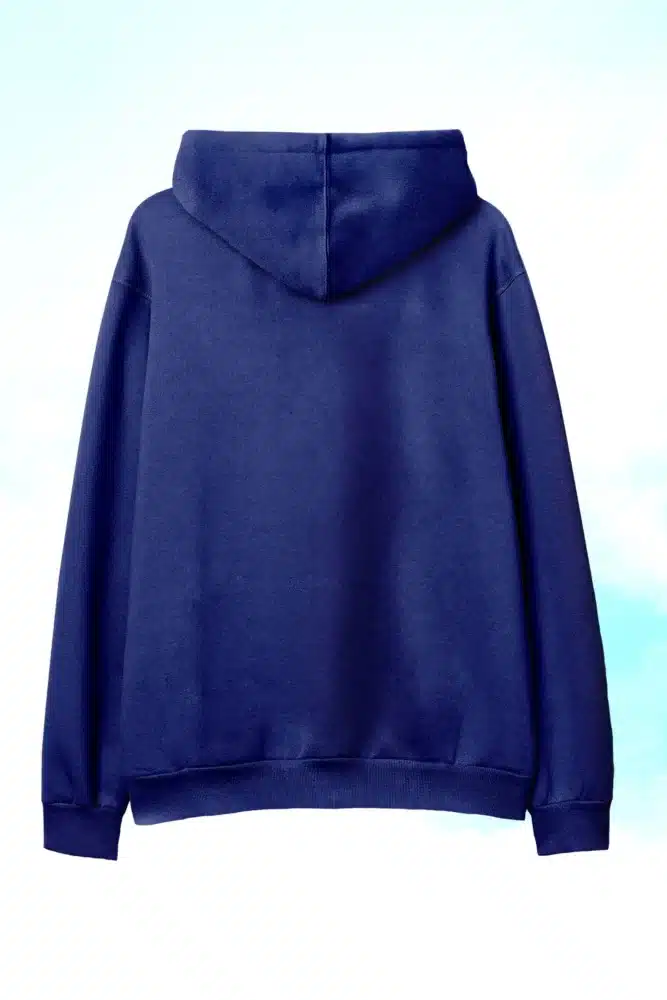 Happy Cartoon Royal Blue Hoodie
