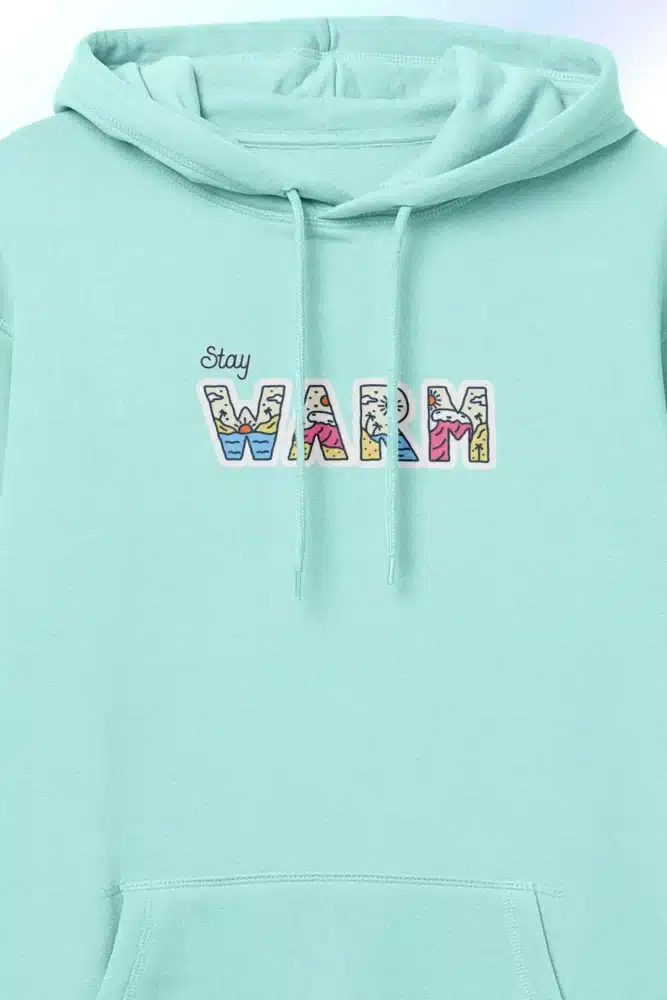 Stay Warm Mint Hoodie 4 Stay Warm Mint Hoodie