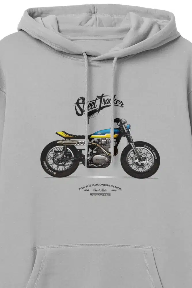 Street Tracker Grey Hoodie
