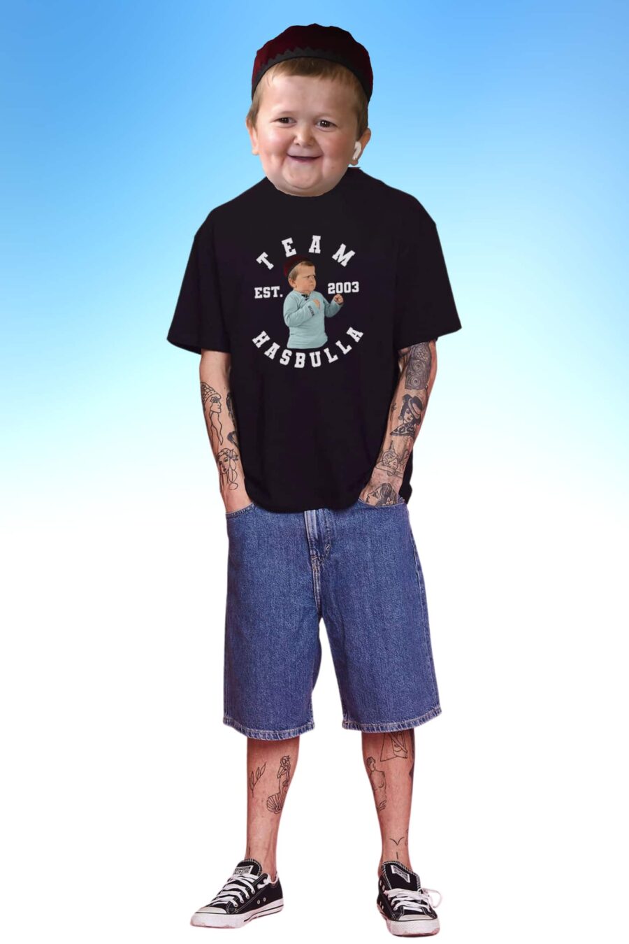 Team Hasbulla Oversized T Shirt
