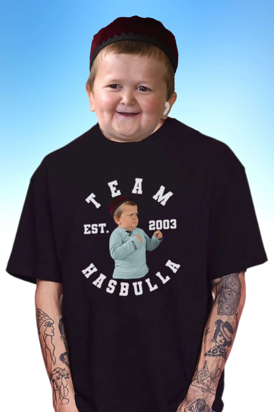Team Hasbulla Oversized T Shirt