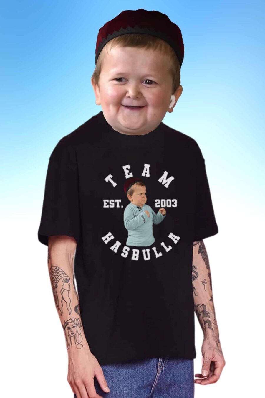 Team Hasbulla Oversized T Shirt