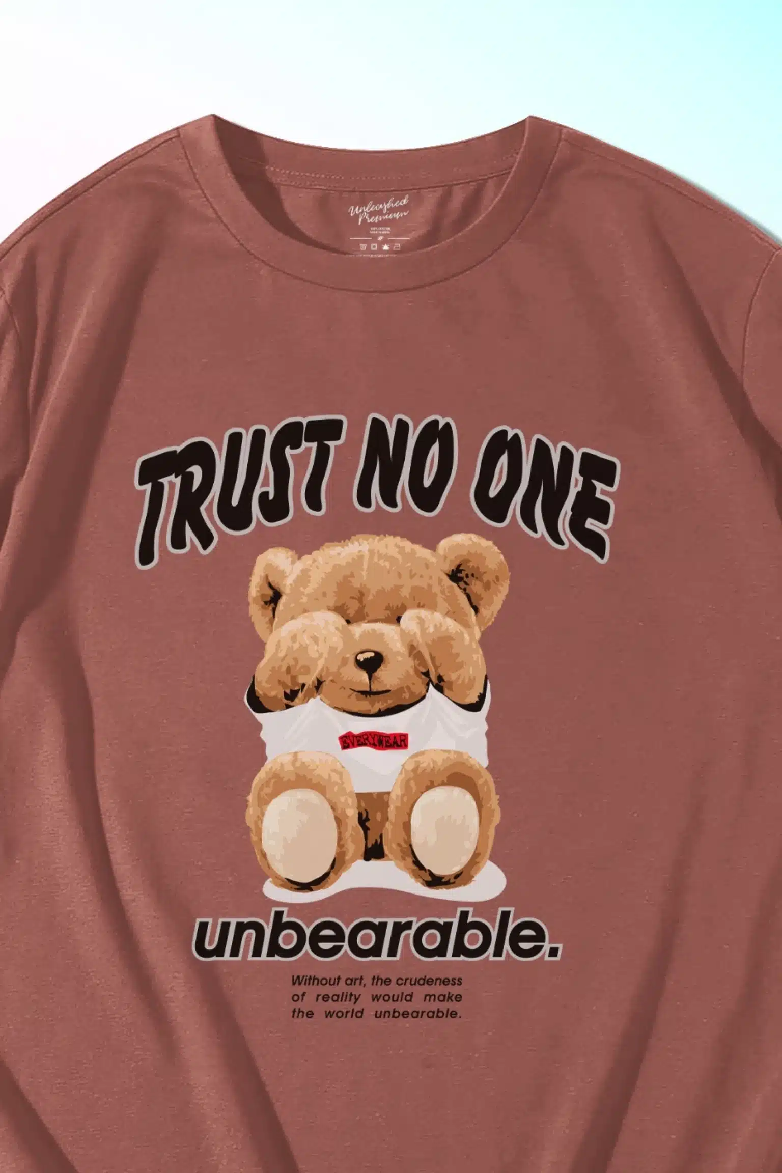 Trust No One Teddy Oversized T-Shirt