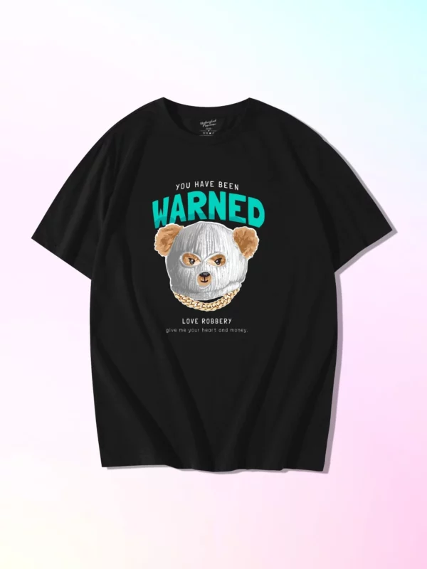 Warned Teddy Oversized T-Shirt