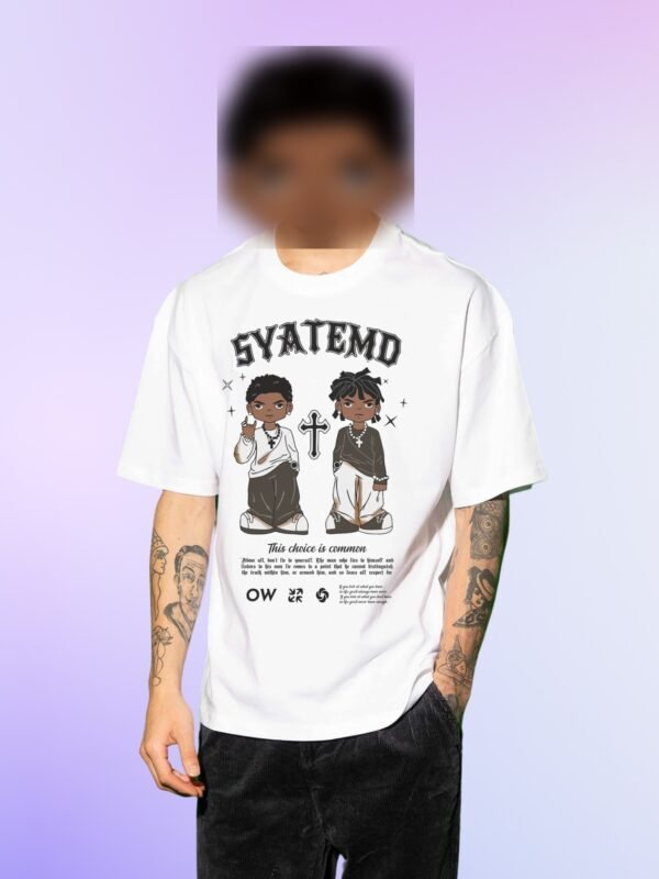 Oversized Cross Hip Hop T Shirt