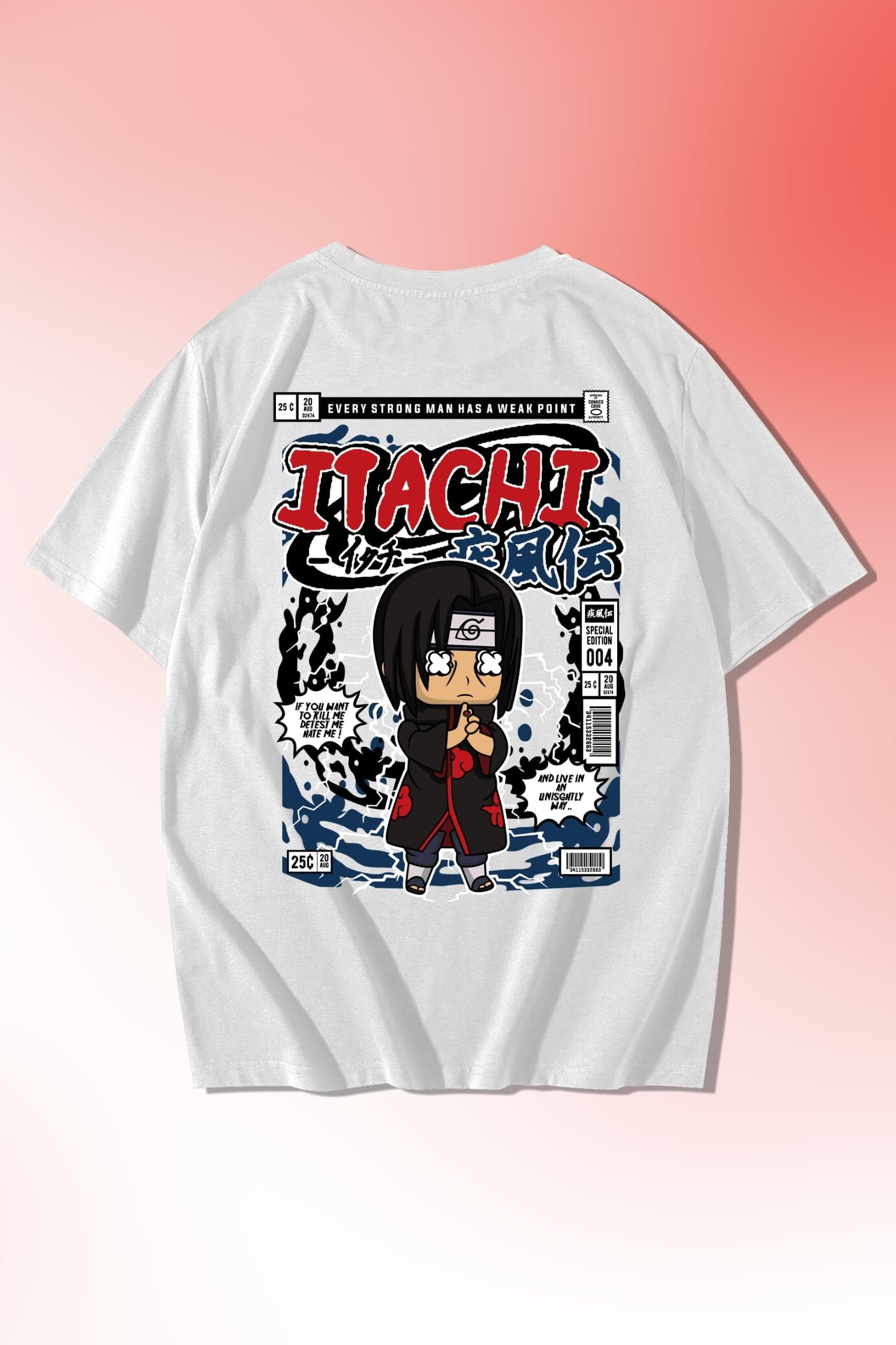 Anime 90's itachi uchiha Oversized T Shirt