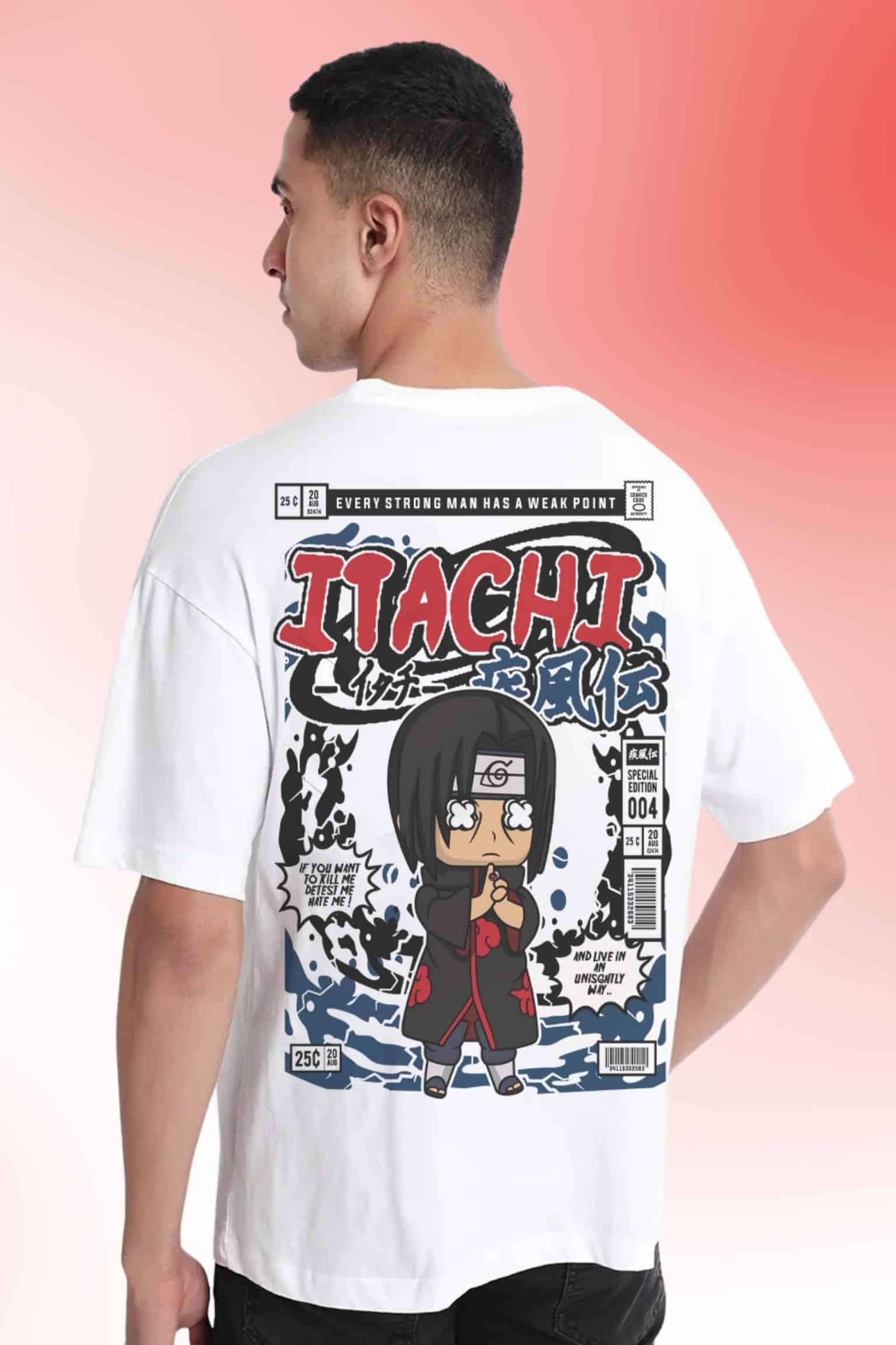Anime 90's itachi uchiha Oversized T Shirt