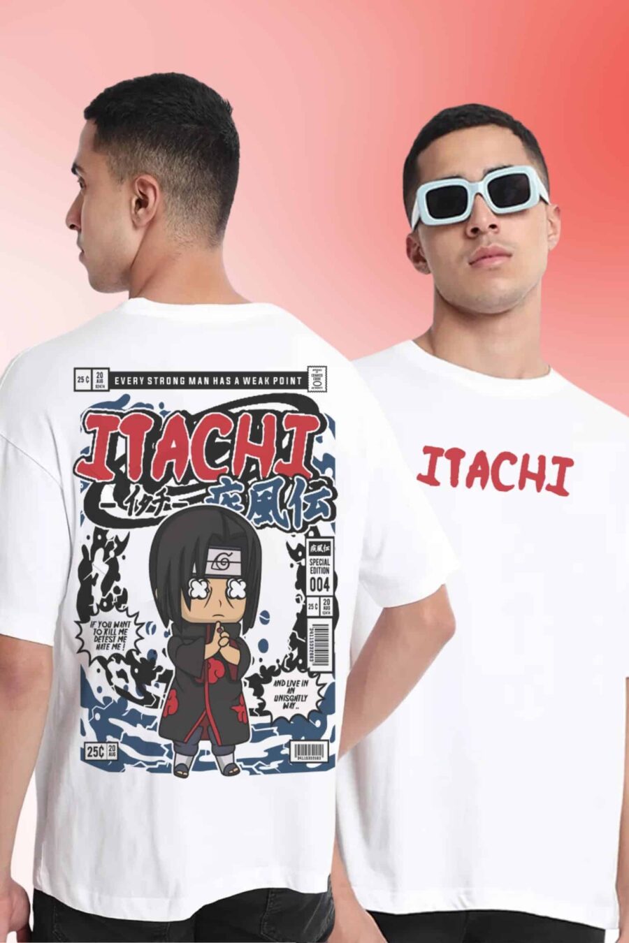 Anime 90's itachi uchiha Oversized T Shirt