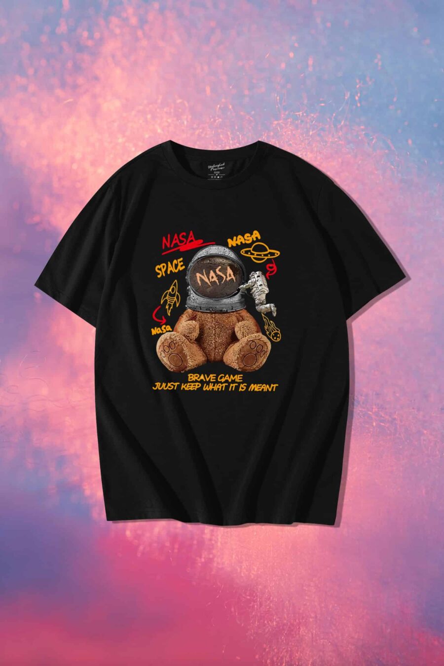 Nasa Teddy Oversized T Shirt 1 Nasa Teddy Oversized T Shirt