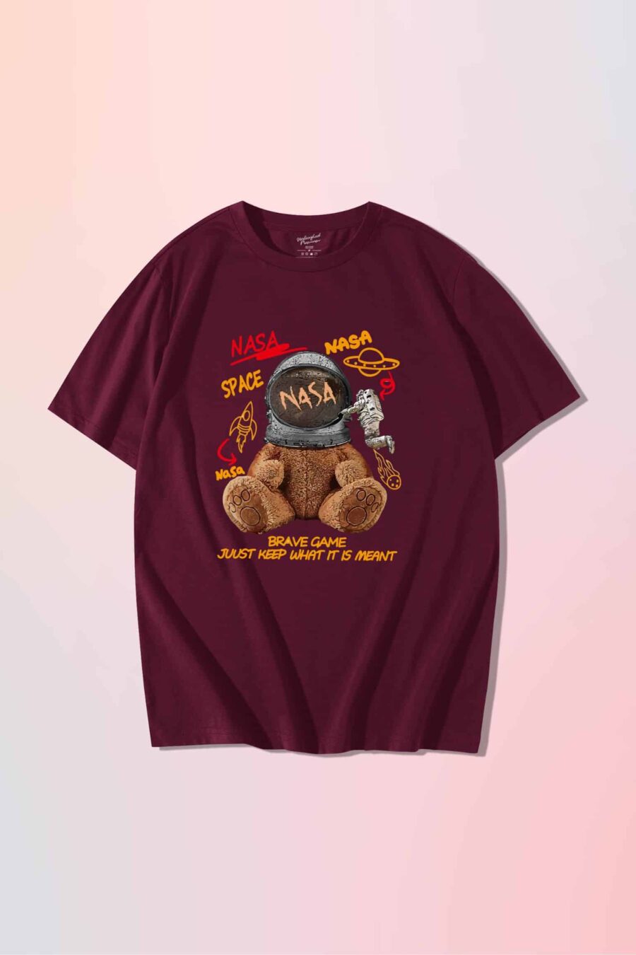 Nasa Teddy Oversized T Shirt 3 Nasa Teddy Oversized T Shirt