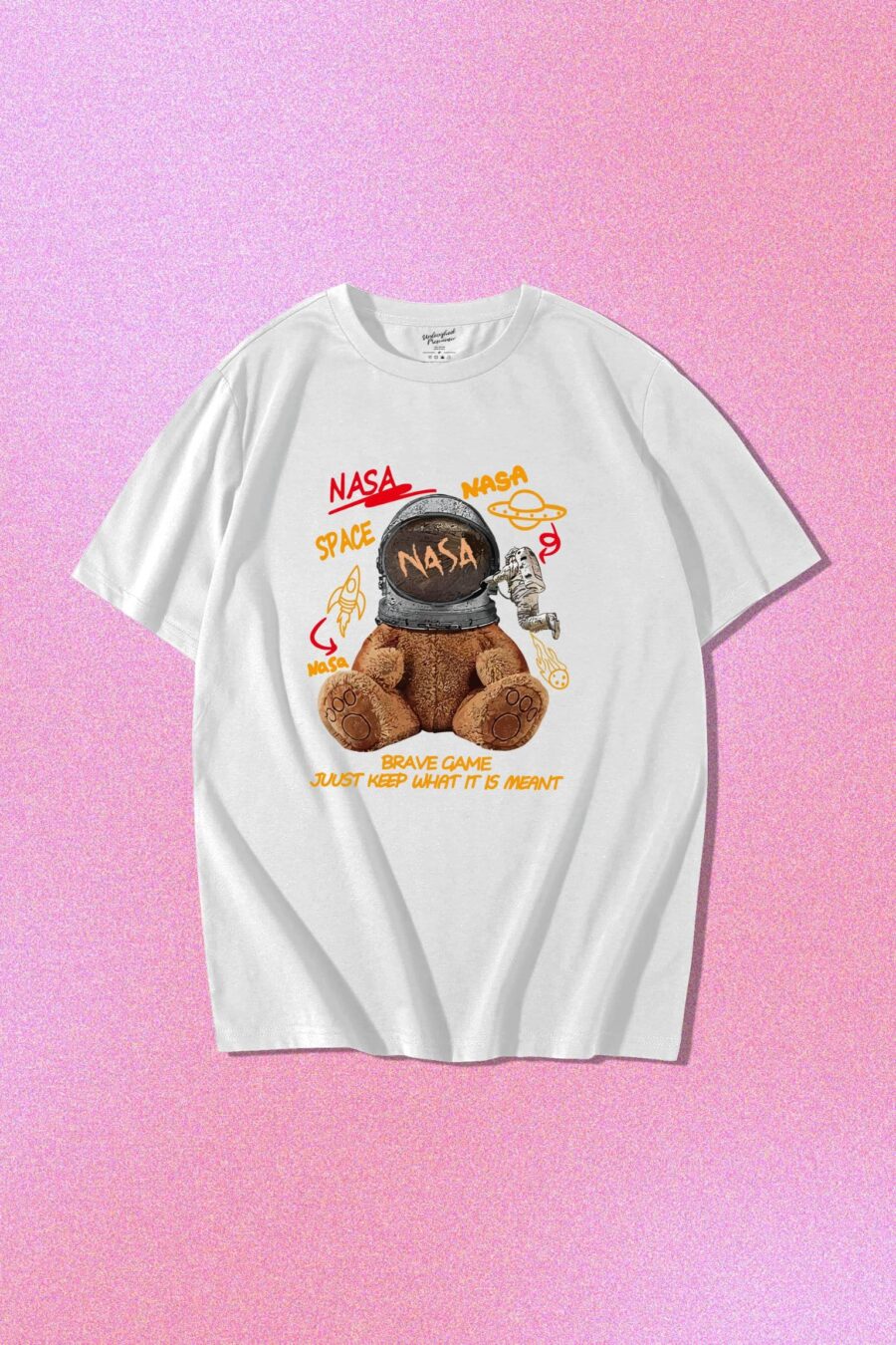 Nasa Teddy Oversized T Shirt 4 Nasa Teddy Oversized T Shirt
