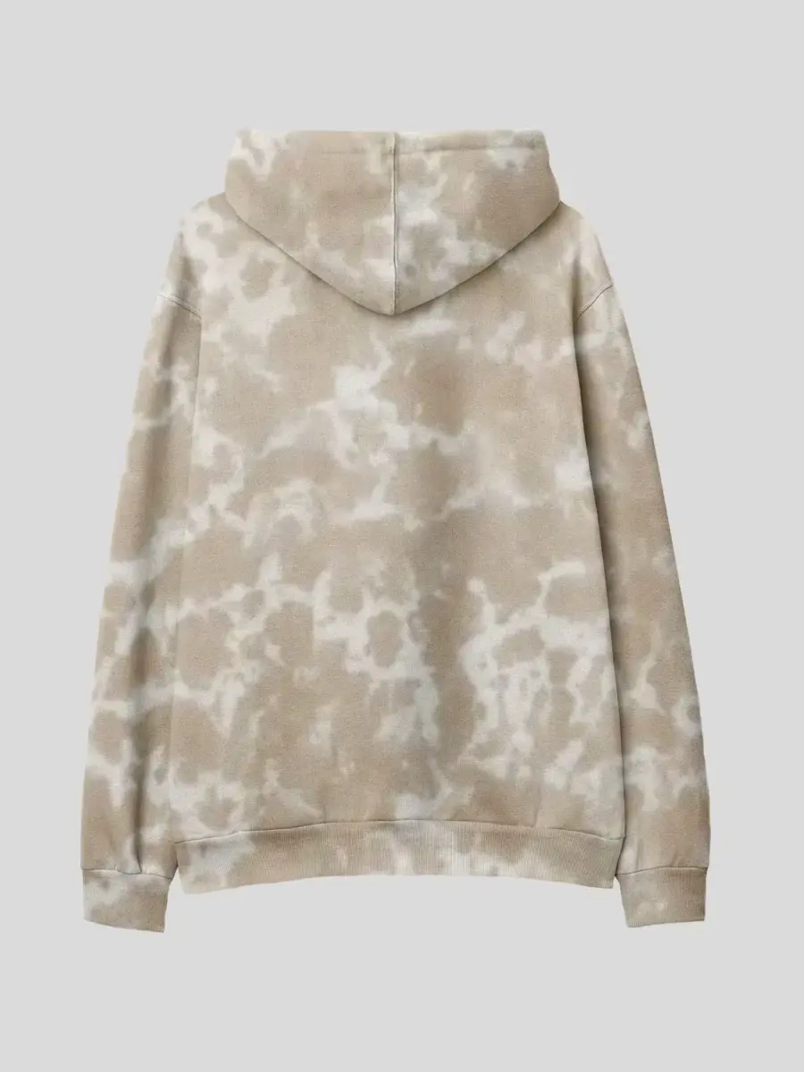 Tie Dye Beige Hoodie