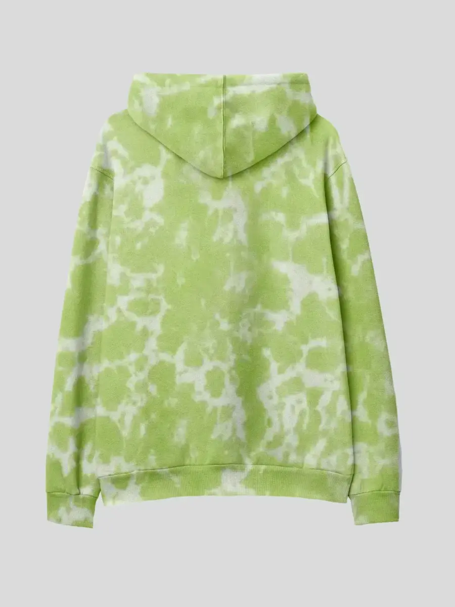 Tie Dye Dark Green Hoodie