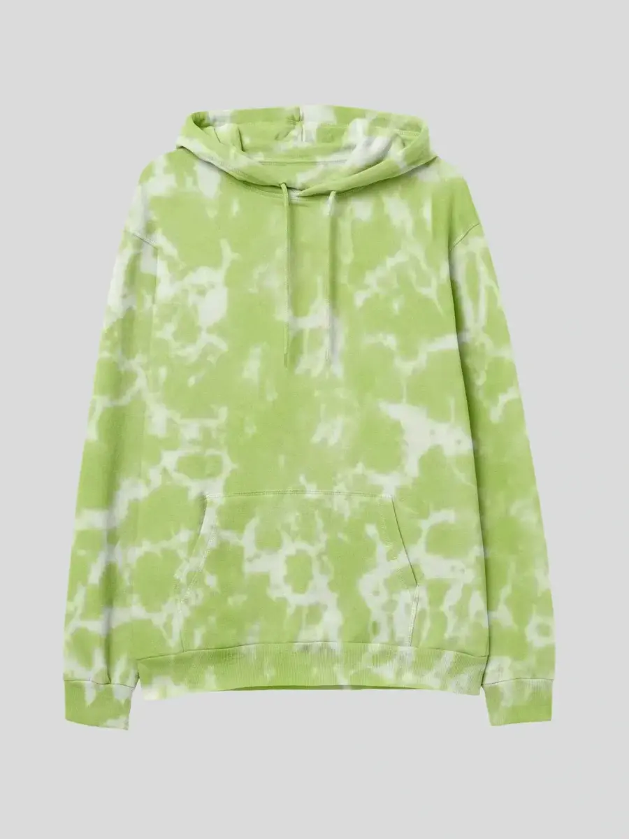 Tie Dye Dark Green Hoodie