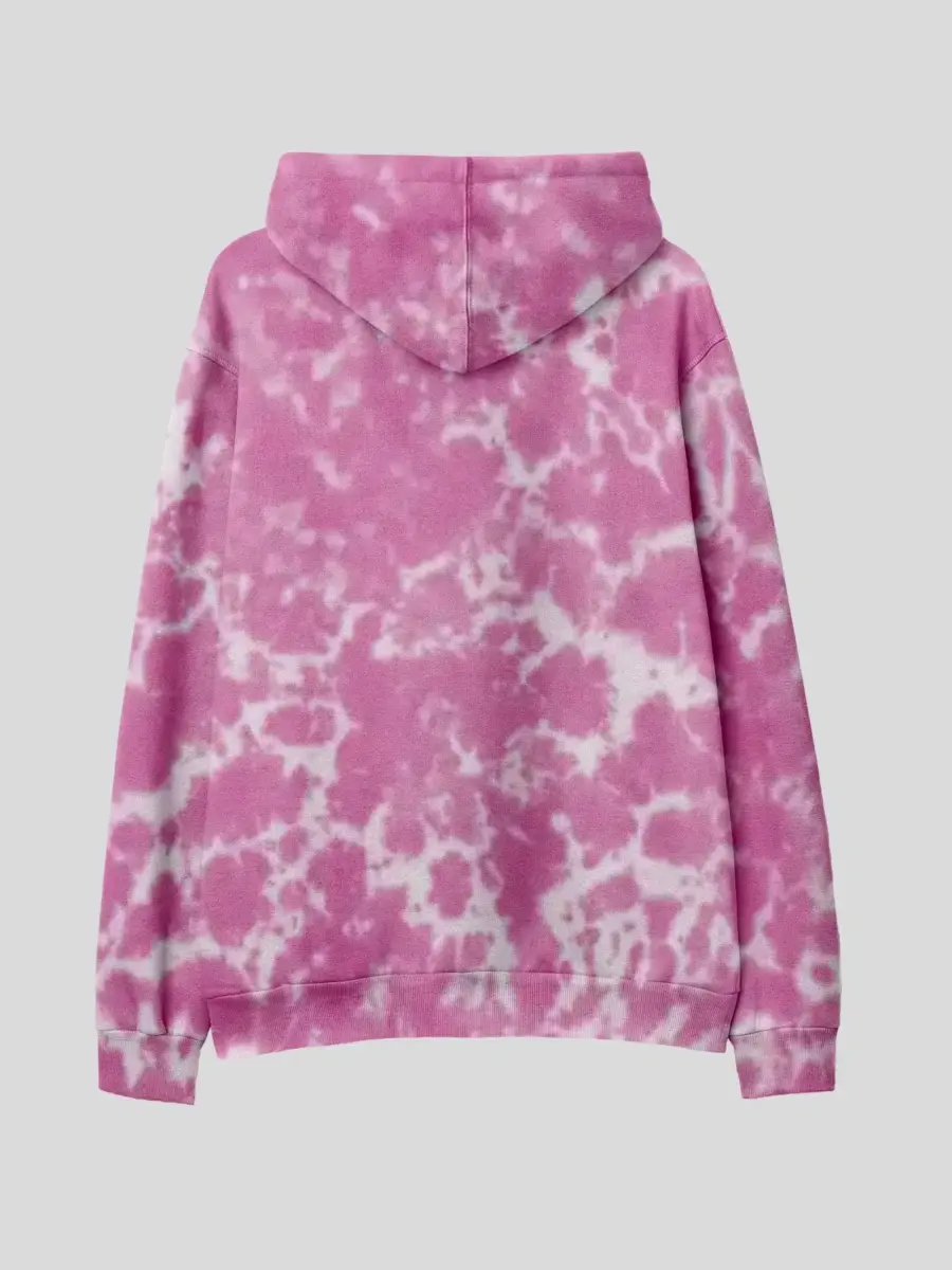 Tie Dye Dark Pink Hoodie
