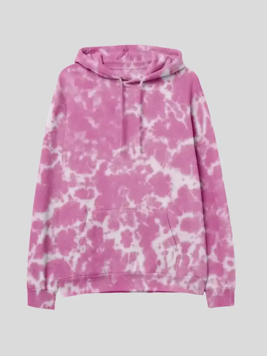 Tie Dye Dark Pink Hoodie